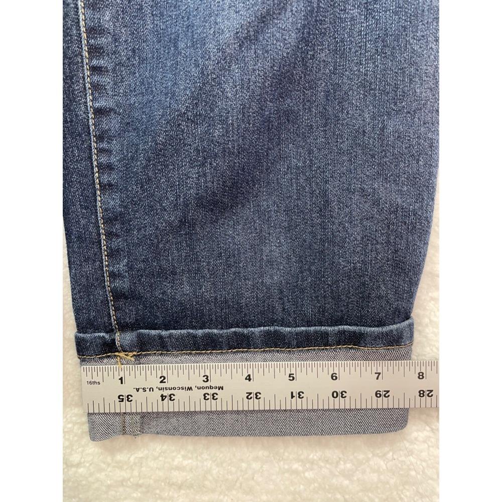 Style & Co Womens size 4 Curvy Denim Capri Blue Pants - Picture 6 of 10